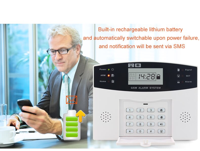 YobangSecurity Wireless Wired GSM SMS Home Security Burglar Alarm System Intercom Russian French Spanish Italian Portuguese