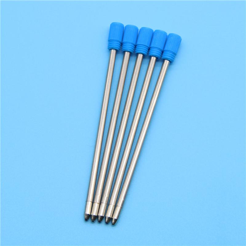 0.7mm Metal Crystal Pen Refill Ballpoint Ball Point Pen for Writing: Blue