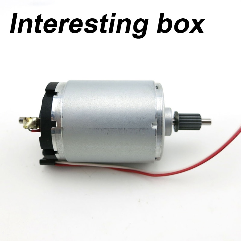 Moteur Réducteur à Courant Continu 12V 545 - 320 Tr/min, Couple 35 Kgf.cm - Pour DIY, Robots, Serrures Électriques