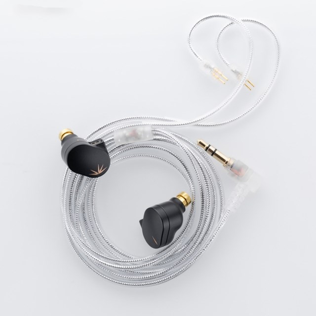 Moondrop chu ii høytytende dynamisk driver iems utskiftbar kabel i-øret hodetelefoner: Rød