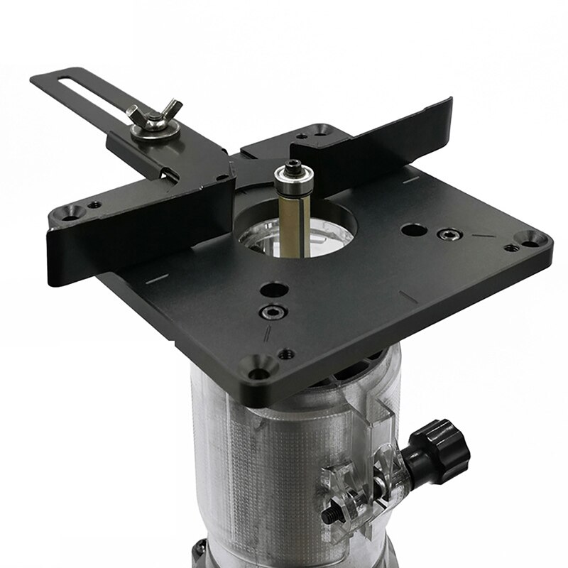 Universal Aluminum Router Table Insert Plate Trimming Machine Flip Board For Woodworking Benches Router Table Plate: Default Title