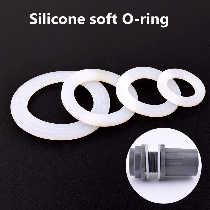 2-20Pcs 20~50mm PVC Accessories Aquarium Fish Tank Drain Inlet Outlet Accessories Garden Irrigation Overflow Pipe