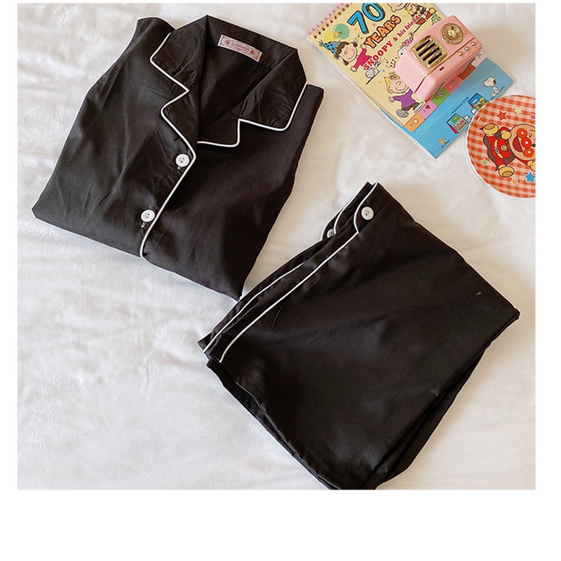 JULY&#39;S SONG White Shirts Woman Homewear Turn-down Collar Long Sleeve Sleepwear Spring Summer Pajamas Set Women
