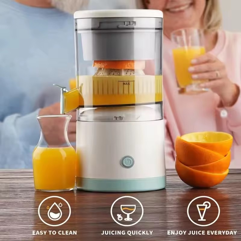 1pc multifunktionelle juicepressere, der adskiller frugtkødet, til frisk og sund juice.