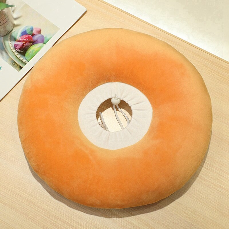 Donuts Shape Pet Protective Collar Anti-bite Lick Dog Neck Cone Recovery Surgery Wound Healing Cat Dogs Health Collar M