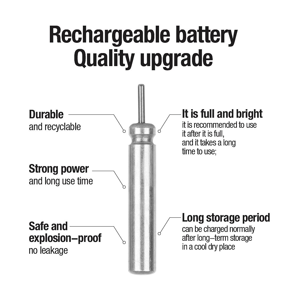 2 Pcs Float Batterij + 1Pc 1/2 Gaten CR425 Visserijvlotter Batterij Usb Lader Elektronische Batterijen Duurzaam Night Vissen accessoires