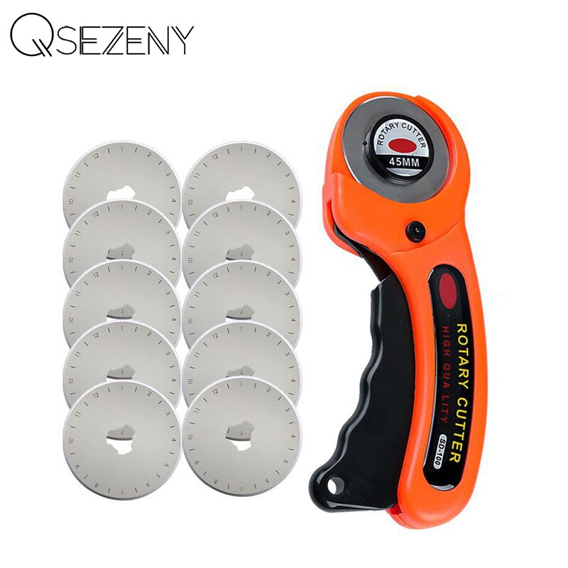 Leather craft 45mm Rotary Cutter Leather Cutting Tool Leather Craft Fabric Circular Blade Knife DIY Patchwork Sewing Quilting