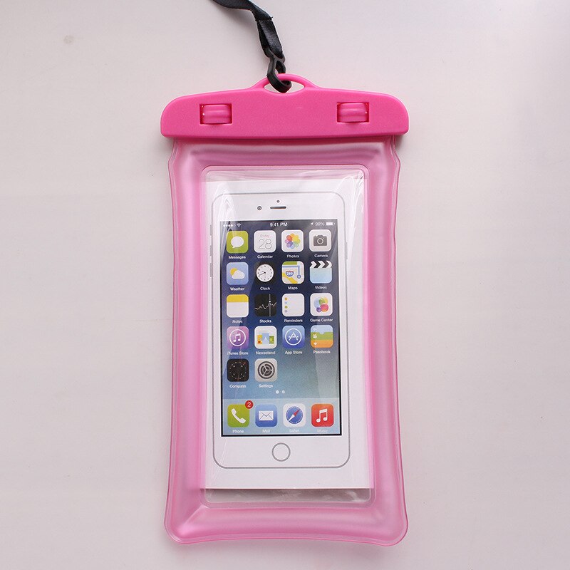Runseeda 6 Zoll Telefon Schwimm Airbag Schwimmen Tasche Wasserdichte praktisch Tasche praktisch fallen Für Schwimmen Tauchen Surfen BeachUse: Rosa