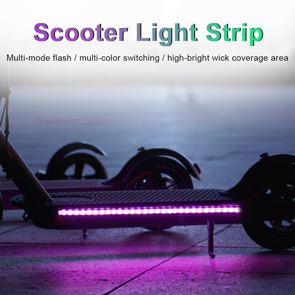 Toepassing Op Xiaomi M365 Scooter Strip Licht Strip Pro Scooter Chassis Licht Kleurrijke Verlichting Night Kleurrijke Marquee