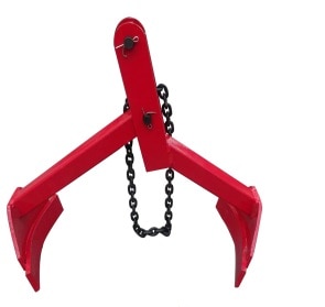 0.36Ton--0.5Ton CC-K Type Iron oil drum clamp lifter clip plastic bucket barrel oil tank can chain sling