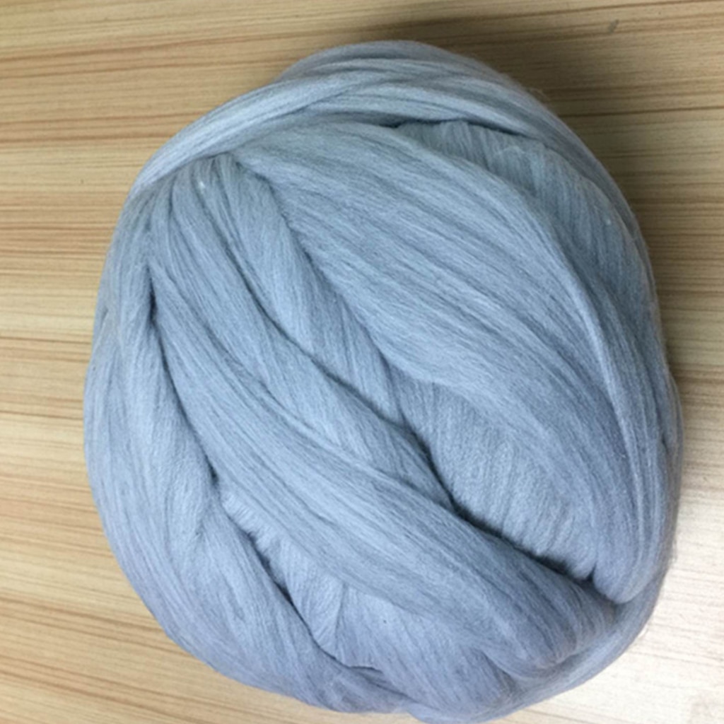 1000G Bunte Hand-Gestrickte Garn Für Farbstoff Schal Hand Strick Weichen Milch Baumwolle Garn Dicke Wolle Garn Riesen wolle Decke S03