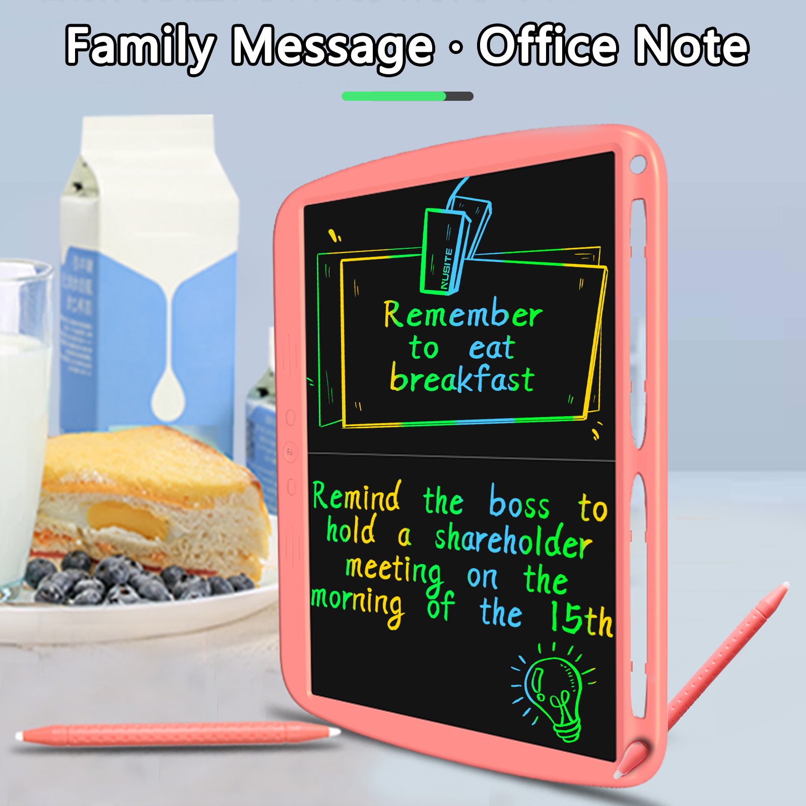 15 Inch Digital Drawing Tablet USB Rechargeable LCD Writing Tablet Reusable Electronic Graphics Board Children&#39;s Handwriting Pad
