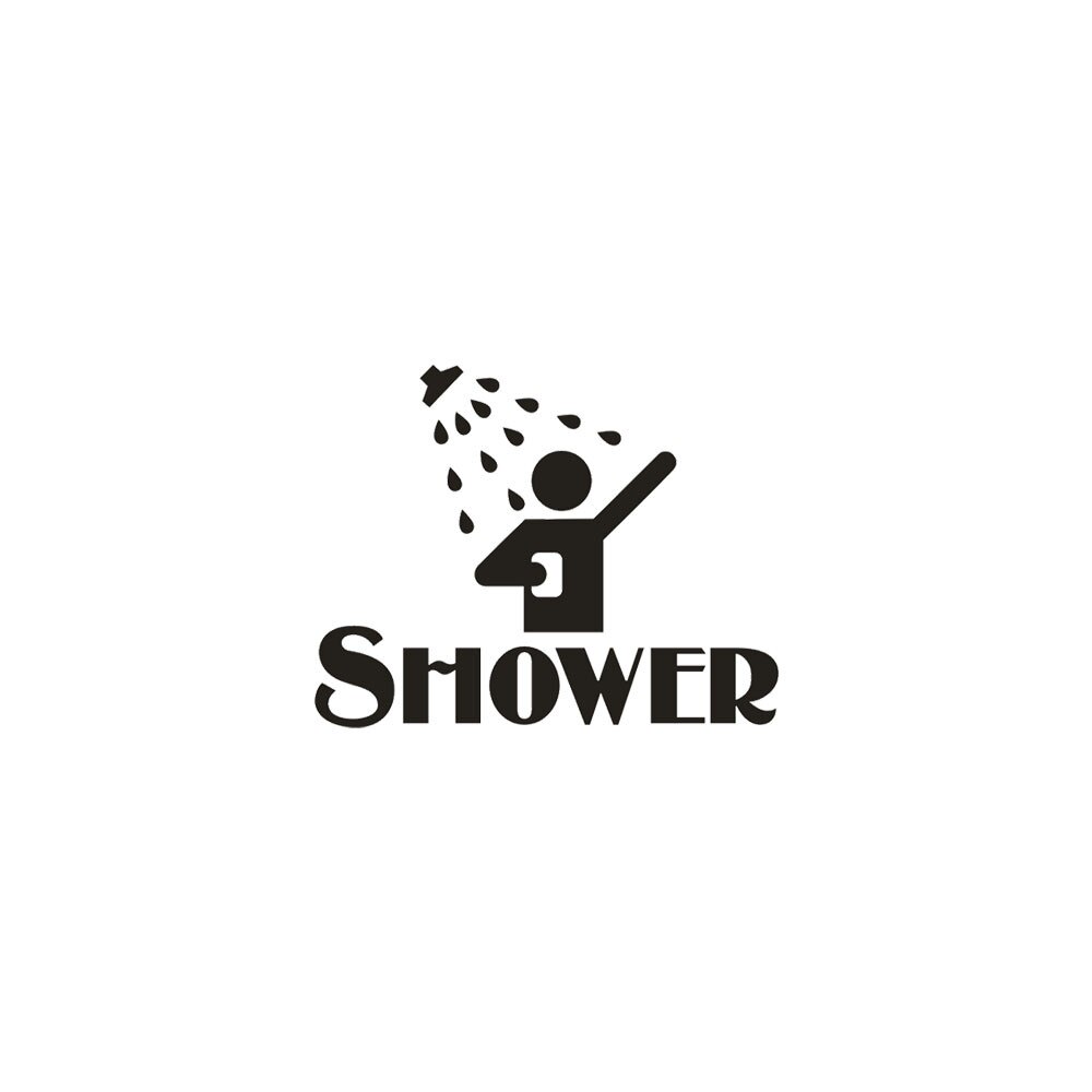 Liefde Douche Waterdichte Muurstickers Verwijderbare Badkamer Glazen Deur Stickers Art Vinyl Mural Wassen Room Decor Wallpapers A30720
