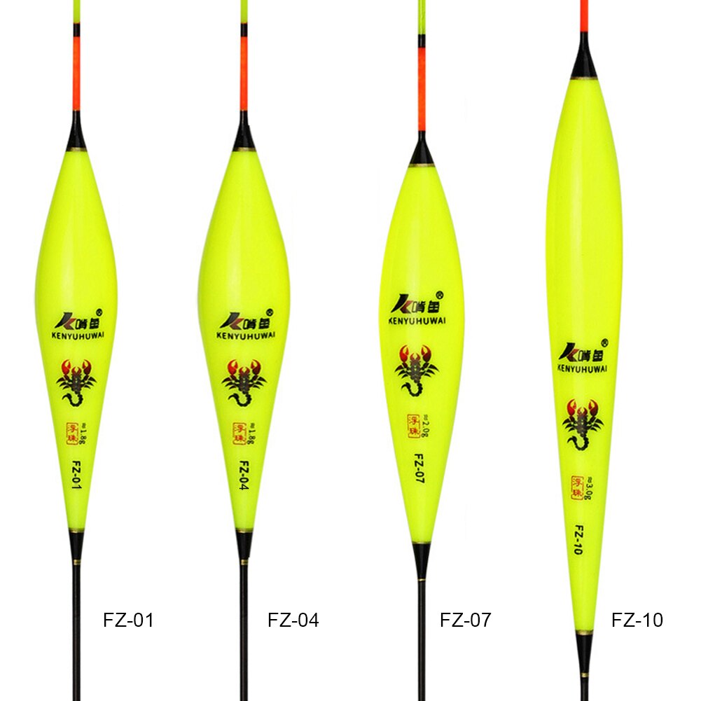 Fishing Floats Nano Gnawing Rolling Ball Tail Buoy Windproof Eye-catching Thick Tail Sensitive Bobber Nearsighted Fishing Tackle