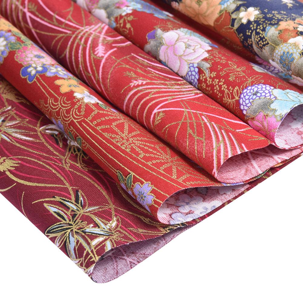 20*25cm Fabric Cotton Printed Fabrics Flower Pattern Japan Style Fabric Crafts Patchwork DIY Sewing Material Doll Cloth Tissue
