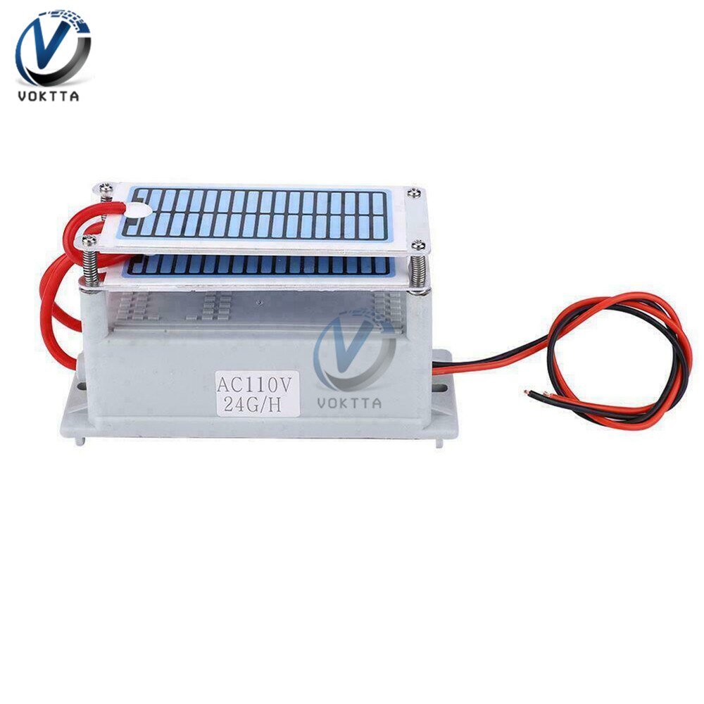 110/220V 24G Ozon Generator Desinfectie Sterilisatie Machine Dubbele Geïntegreerde Keramische Plaat Lange Levensduur Luchtreiniger Lucht schoon: 110V 24g