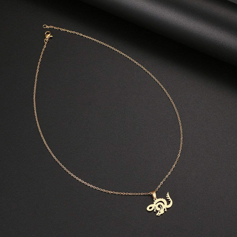 Rvs Kettingen Animal Dragon Hangers Ketting Choker Sieraden Ketting Voor Vrouwen Sieraden Bruiloft