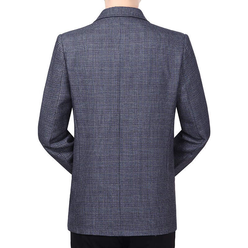 Printemps Automne Luxe Costume Veste Hommes Blazer En Coton Costume D'affaires Mâle Blazers Couche De Finition De Mariage Directe