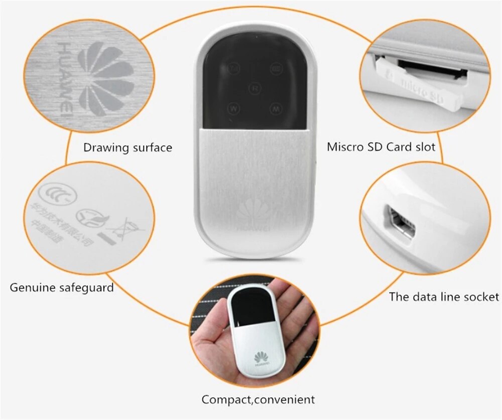 Unlocked Huawei E5830 Wifi Routers 3G Modem Router 7.2Mbps Mobile WiFi Hotspot 3G HSDPA WCDMA GSM Pocket Router