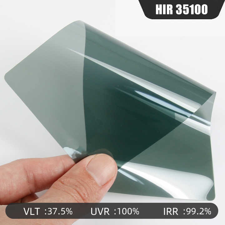 Hir100 % Fenster tönung Auto Solar- folie 2mil Nano Keramik folien UV-Schutz Hausbau Aufkleber Folien 5% ~ 75% vlt: M / Blau