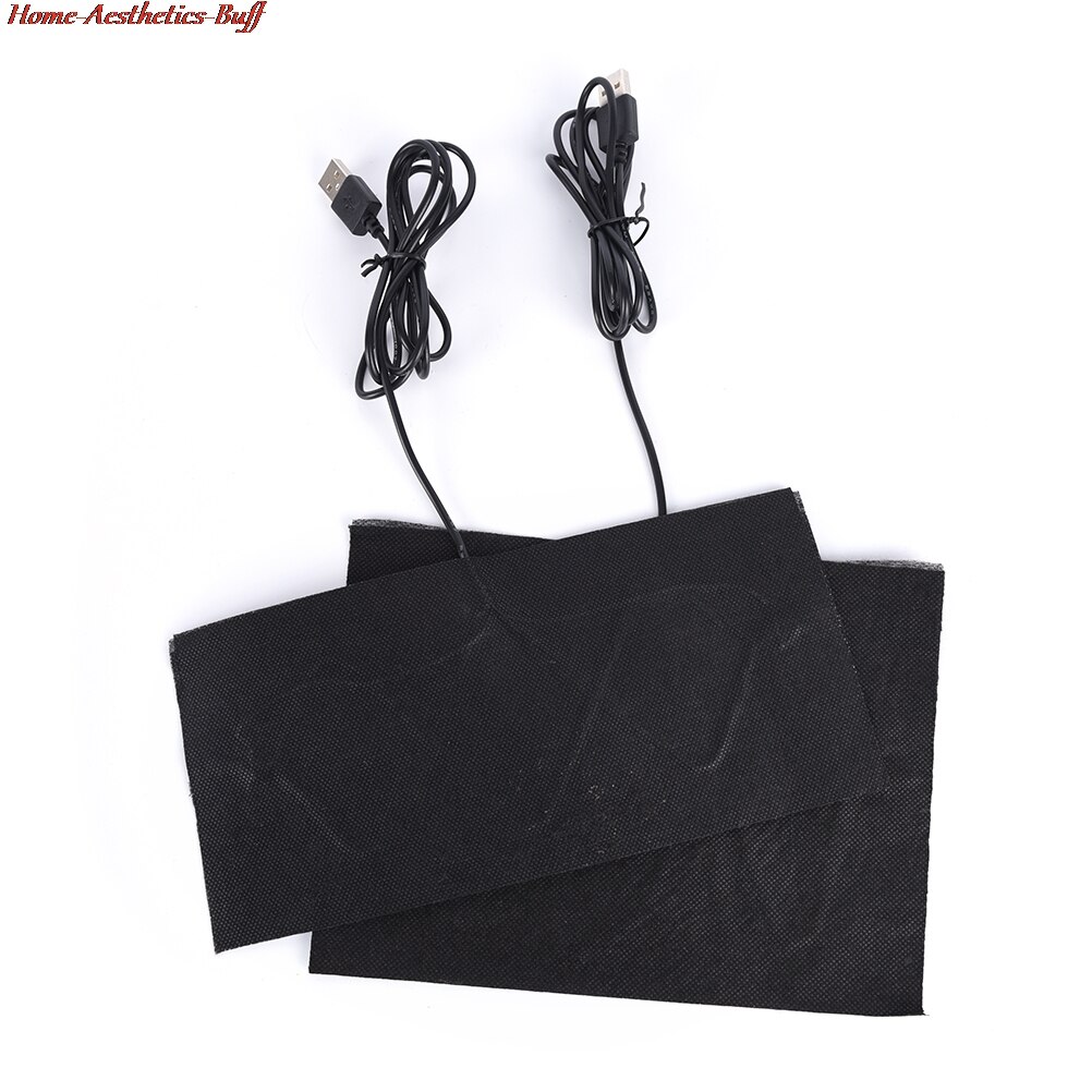 1pc Carbon Fiber Heating Pad Hand Warmer USB Electric Winter Infrared Fever Heat Pet Mat Heated Clothing Cushion 60-70 degrees