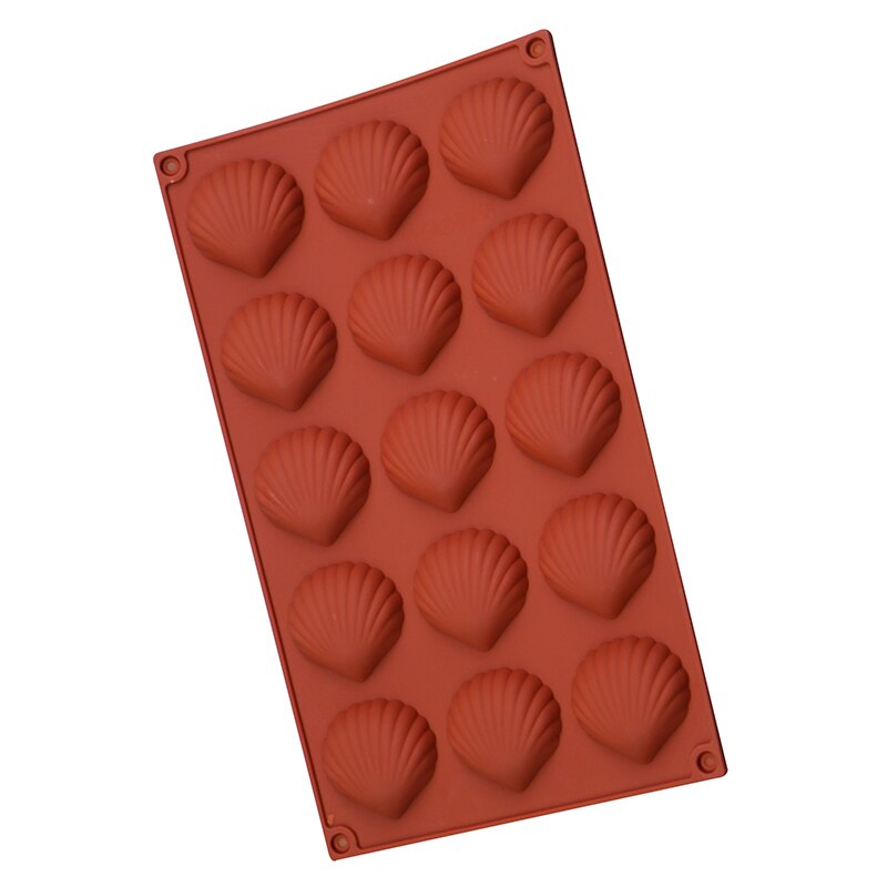 15 Even Shell Silicone Madeleine Cookie Cake Molds Kids Christmas cakes decoration bakeware Cake Decorating Tool