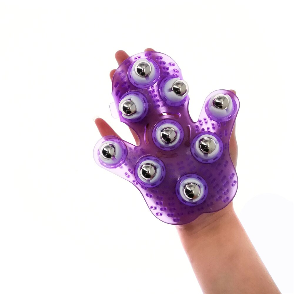Roller Ball Body Massage Handschoen Spierpijn Relief Relax Anti-Cellulite Massager Voor Hand Nek Schouder Billen Gezondheid zorg