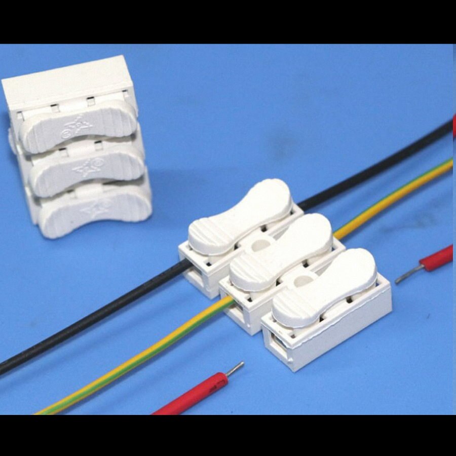 (30 PCS) 2-way 3-way 12-way Quick Fix Terminal Block Wire Cable Connector Max AC250V 10A