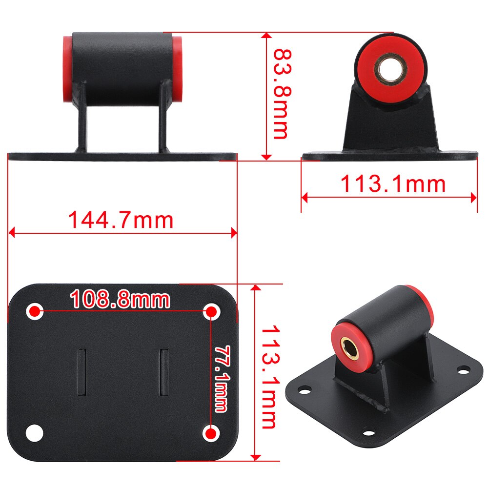 Universal Engine Motor Mounts For LS Conversion Swap LS1 LS2 LS3 LS6 LS7 LS9 Chevrolet Corvette GM 4.8L 5.3L 5.7L 6.0L 6.2L