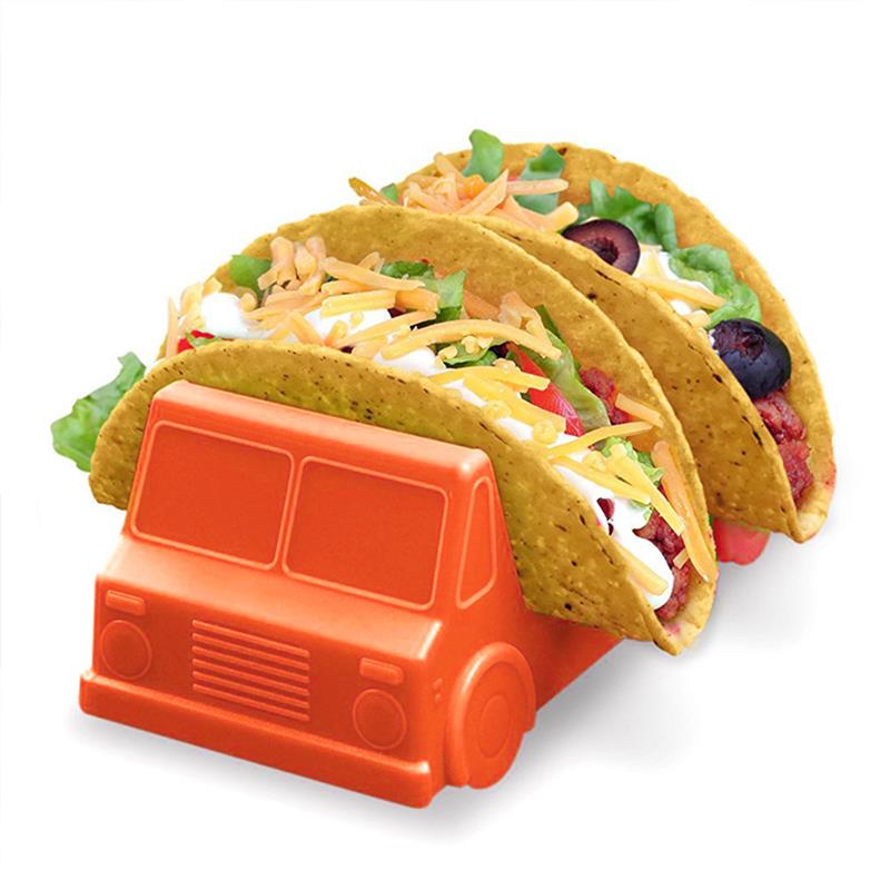 2 stk praktisk tacoholder i plast, brettstativ stekeovn oppvaskmaskin trygt restaurant grille bakeutstyr baketøy