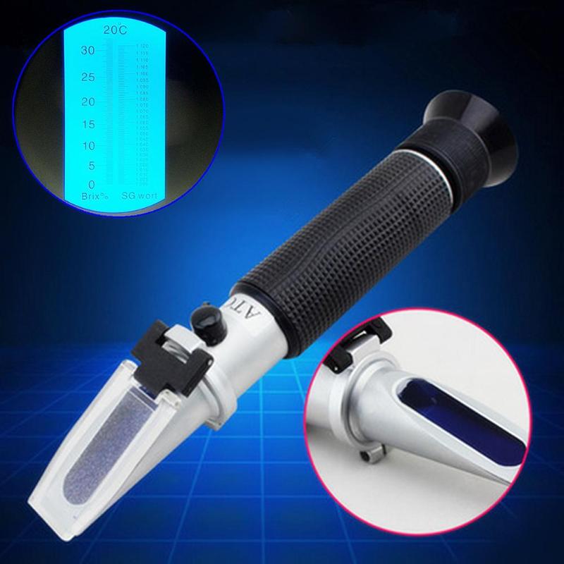 ATC Auto Battery Antifreeze Refractometer Glycol Detector Propylene Tester Freezing point fluid Glass water Tester