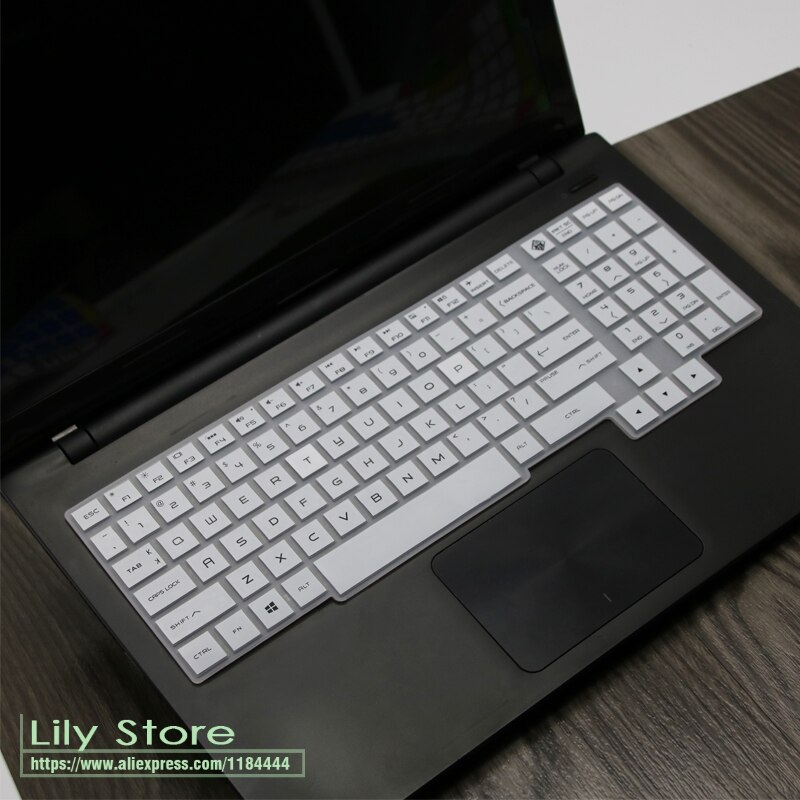 Dla 15.6 "HP OMEN 15 15-CE000 serii 15-CE018dx 15-CE006ne 15-CE0198wm 15-CE011DX 15 cal klawiatura silikonowa obudowa ochronna skóry: white