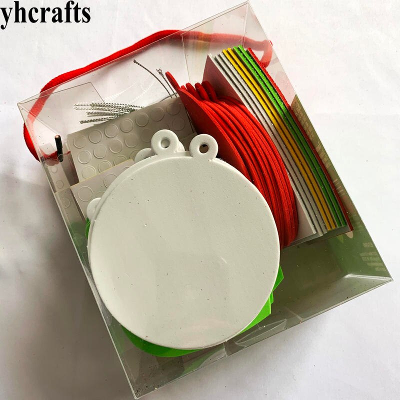 1 Doos/partij. Maken 24Pcs Jingle Bells Schuim Kit Kerst Ambachten Vroeg Leren Educatief Speelgoed Kleuterschool Handwerk Fun Project Oem