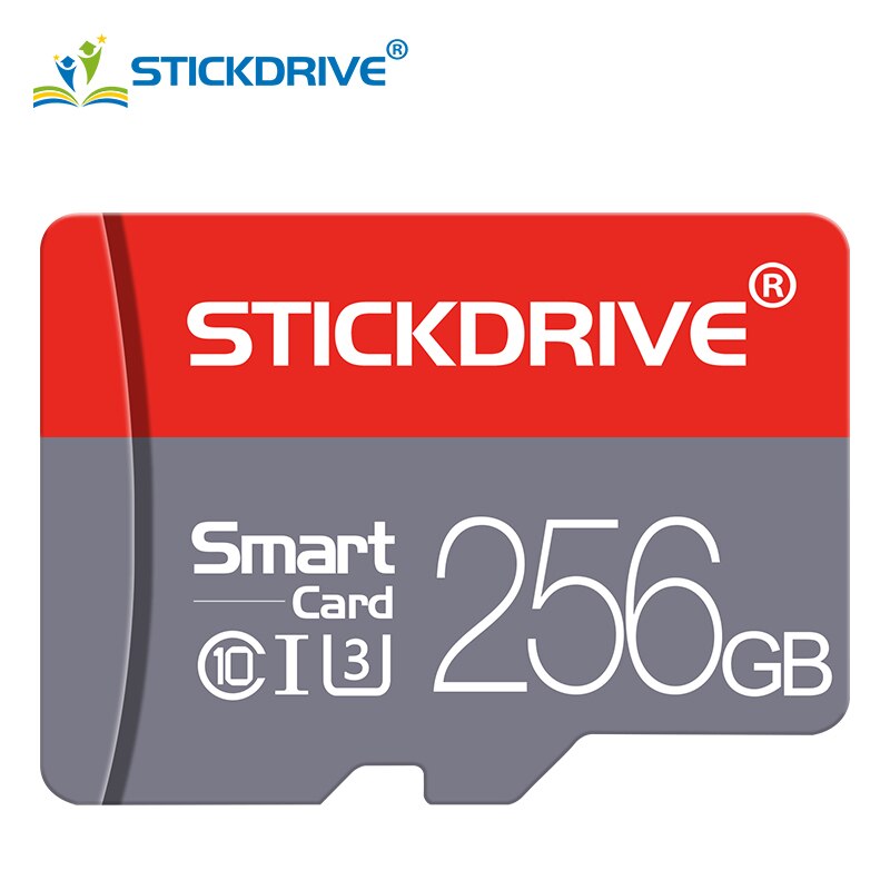 Hoge snelheid micro sd kaart 4gb 8gb 16gb 32gb microsd geheugenkaart 64gb 128gb flash kaart sdhc/sdxc klasse 10 tf /  sd met adapter: 256gb