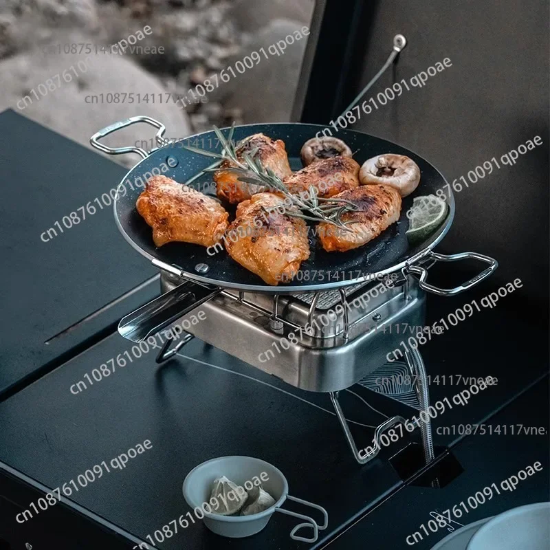 Infrarot-Strahlungsofen, multifunktionaler Camping-Gasbrenner, geteilter Ofen, tragbare Gasheizung, Heizung, 1800 W