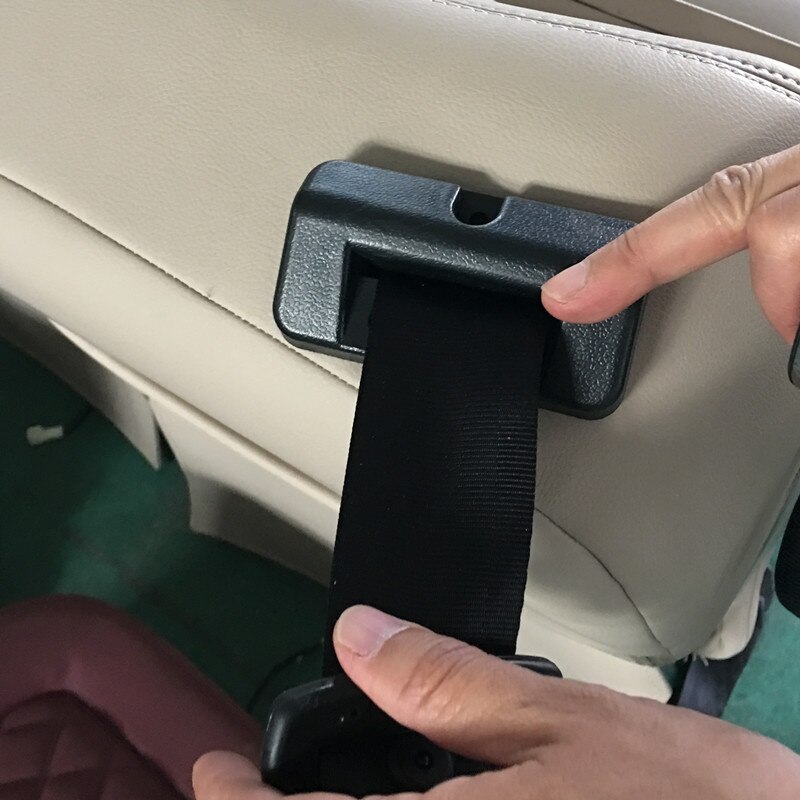 Piezas de plástico de cinturón de tres puntos de asiento de coche, piezas de automóvil rectangulares, componente de cinturón de seguridad, bucle de Pilar, piezas de repuesto de coche, anillo de guía, 10 Uds.