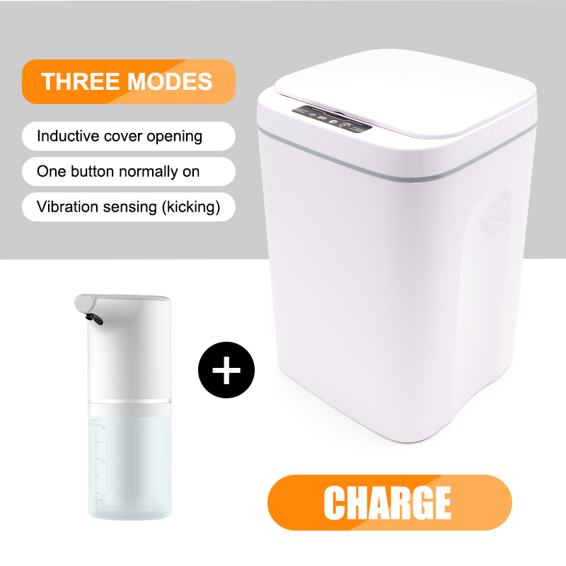 Automatische Prullenbak Vuilnisbak Bin Voor Keuken Afvalbak Sensor Intelligente Emmer Vuilnis Opslag Badkamer Papier Mand Led Licht