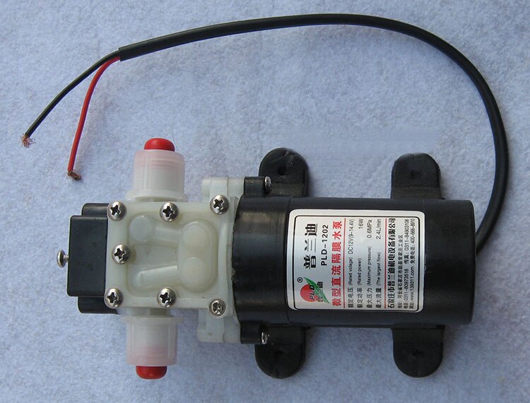 LeTkingok 220V G/2'' Elektromagnetische Membraanpomp, Doseerpomp Zuur- en Alkalibestendige Doseerpomp Kleine Waterpomp 12W 16W 30W (1.08LPH 8.2Bar