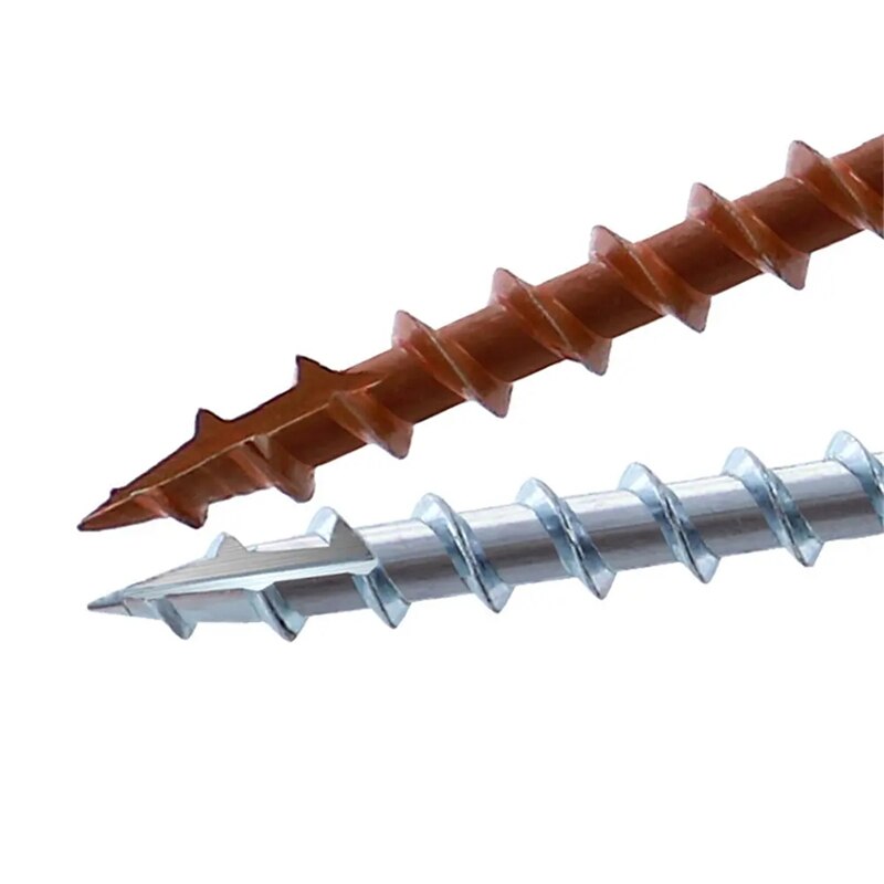 100Pcs 25-63mm SQ2 Pocket Hole Screw Coarse Thread Woodworking Self Tapping Screw Oblique Hole Screw Square Driver