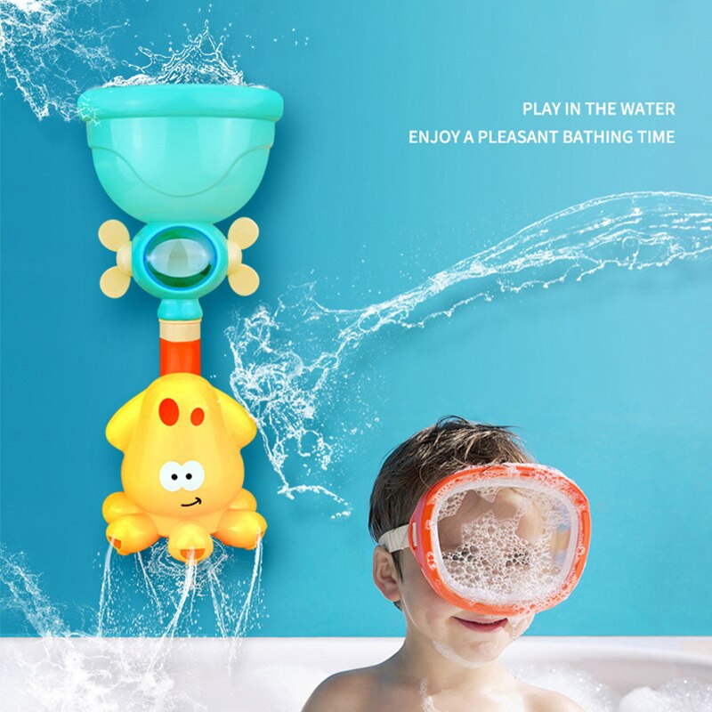 Baby Bath Toys Pipeline Water Spray Shower Game Elephant Bath Baby Toy For Children Swimming Bathroom Bathing Shower Kids Toy