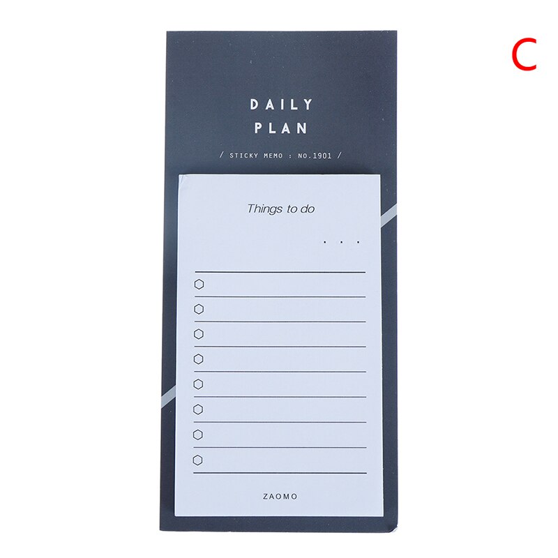 50 Sheets To Do List Check List Sticky Notes Memo Pad Notepad School Office Supplies Stationery: C