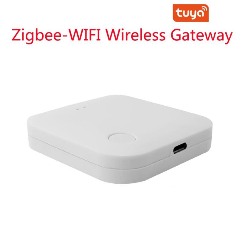 Tuya zigbee 3.0 smart-led-controller rgb+cct 6 -pin-lichtleisten-controller  dc12-24v, kompatibel mit alexa und google assistant: 1 gateway