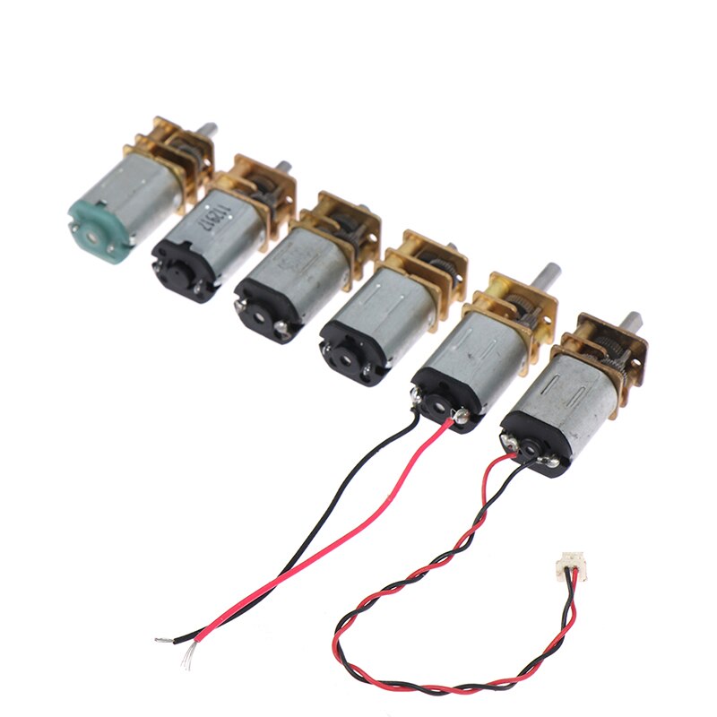 Mikro  n20 gear motor langsom hastighed metal gearkasse reducer elmotor diy legetøj 40/60/28/150/300/110 omdr./min