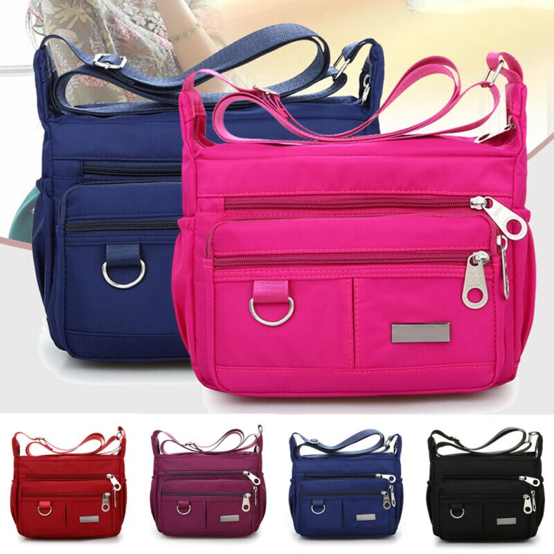 Vrouwen Waterdichte Oxford Messenger Cross Body Tas Schoudertassen Grote Capaciteit