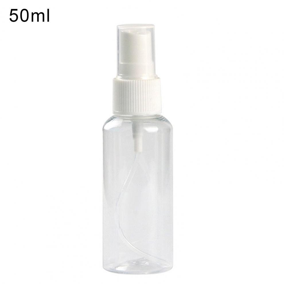 5~200ml Mini Travel Plastic Empty Bottle Portable Handwashing Transparent Spray Atomizer Refillable Bottles: Burgundy