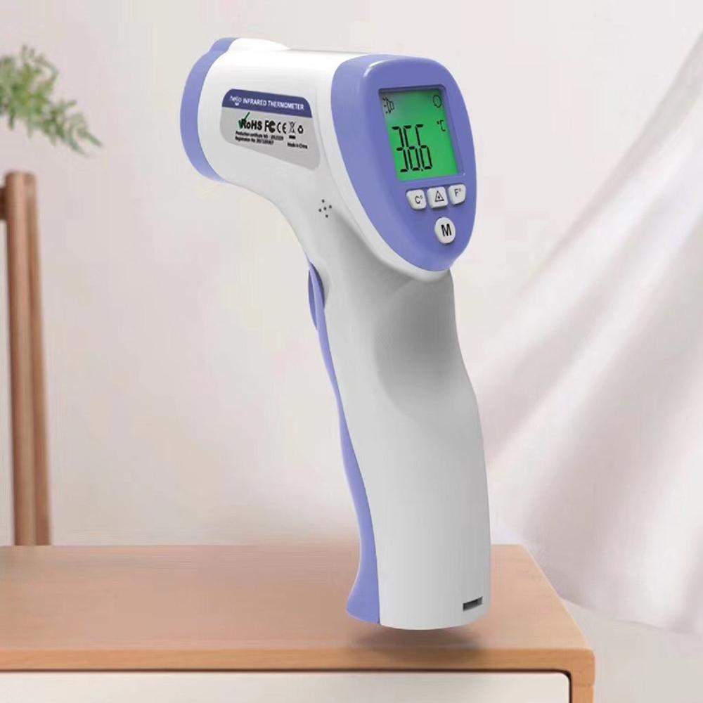 Non-Contact Thermometer Infrared Forehead Digital Temperature Fever Alarm Accurate Instant Reading LCD Display