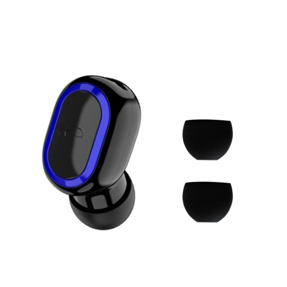 Mini 5,0 Bluetooth Drahtlose Kopfhörer Ohrhörer Sport Einzelnen in-ohr Headset Sport Kopfhörer Für iPhone 11 XR Xiaomi Redmi telefon: T31-Schwarz