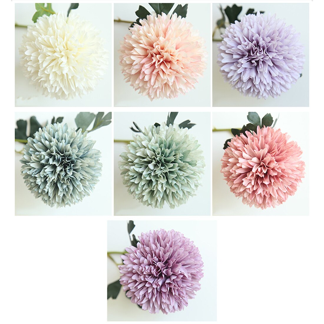 Hjem dekorasjon tilbehør kunstige blomster løvetann ball-blomst dekorative fest blomster til bryllup kontor hage dekor