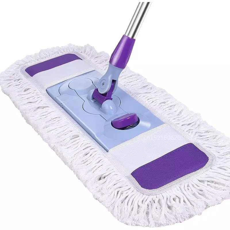 65cm Sweeper Cleaner Dry &Wet Mop Starter Kit for Cleaning Hardwood Floors Telescopic Handle Flat Mop 360 Degree Rotation