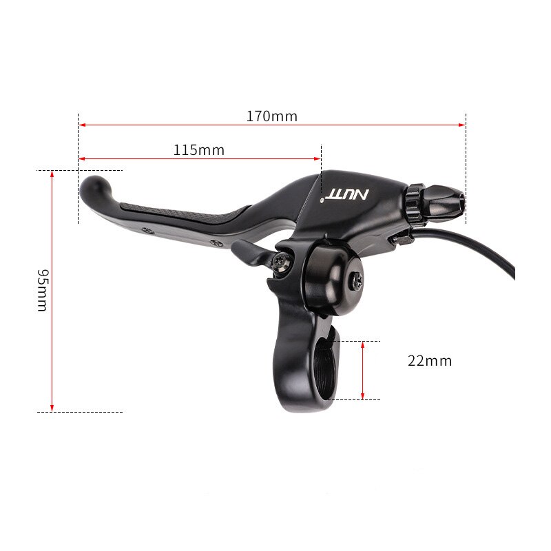 NUTT Electric Brake lever E-bike For Electric Bike E-scooter Bicycle Cut Off Power Aluminum Alloy Brake MTB Road Bike E-Brake
